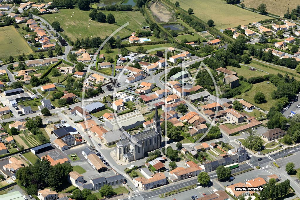 Photo arienne de Vendrennes