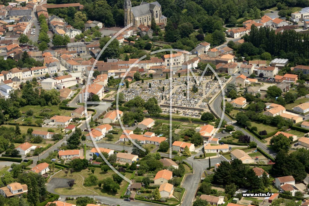 Photo arienne de Bournezeau