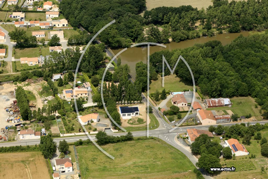 Photo arienne de Bournezeau