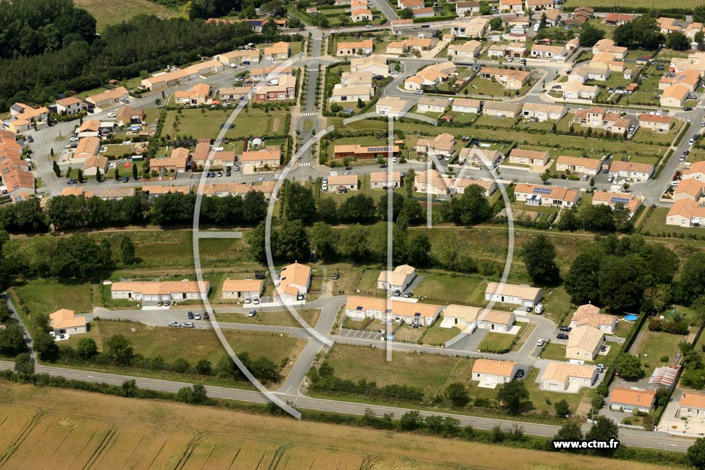 Photo arienne de Bournezeau