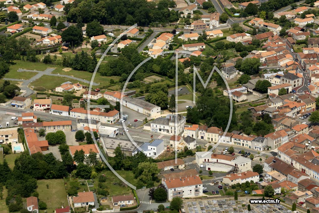 Photo arienne de Bournezeau
