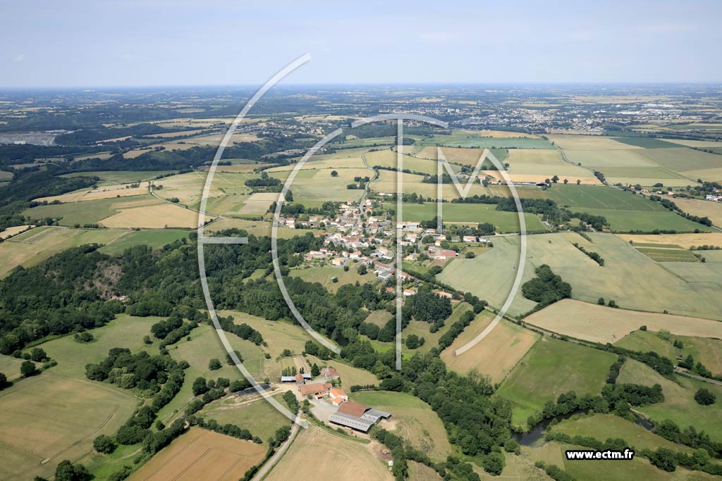 Photo arienne de Chantonnay (la Jaugonnire - la Rtrure)