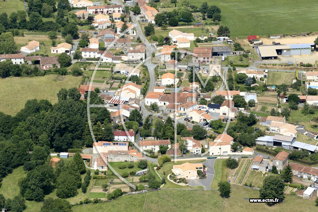 Photo arienne de Chantonnay (la Jaugonnire)