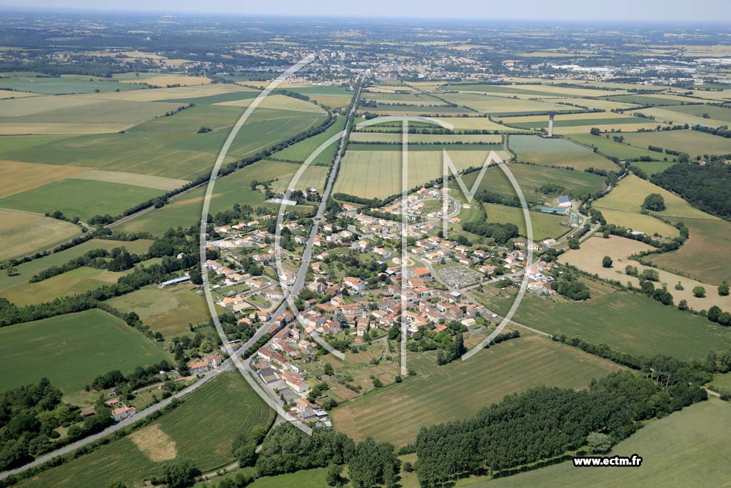Photo arienne de Chantonnay (Saint-Mars des Prs)