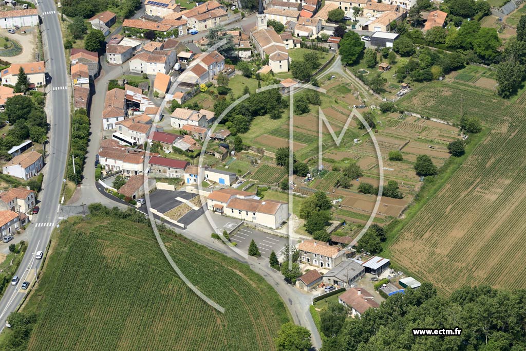 Photo arienne de Chantonnay (Saint-Mars des Prs)