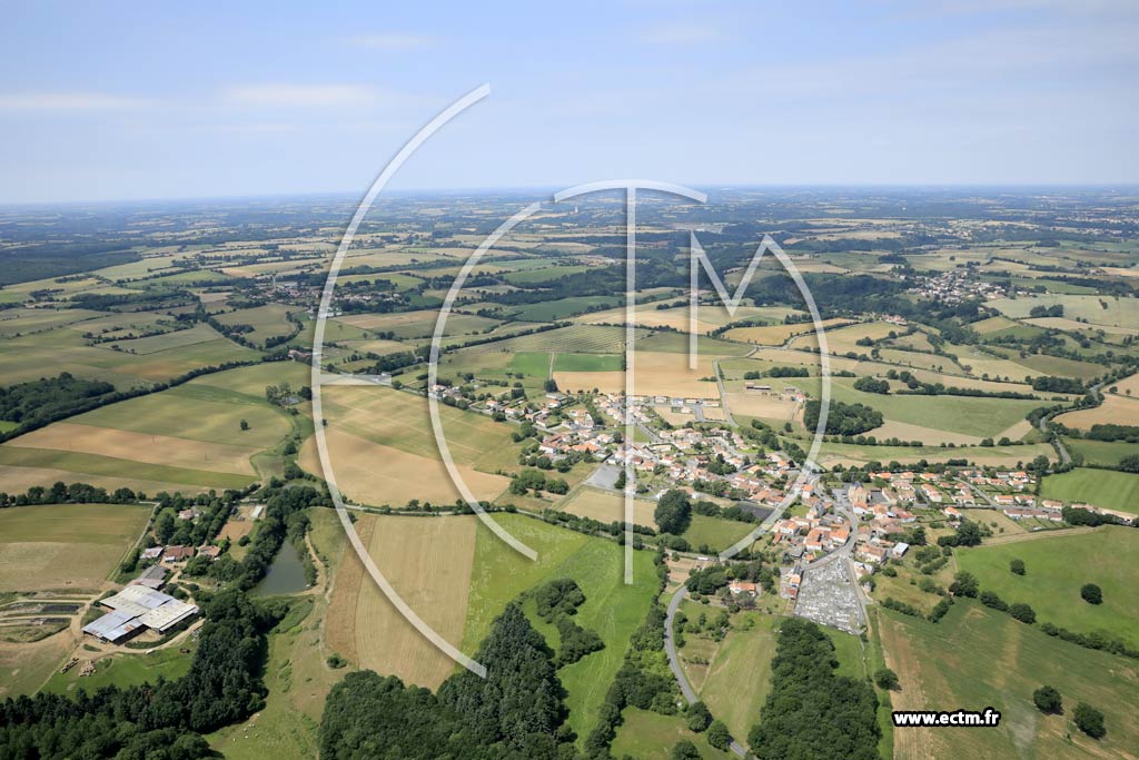 Photo arienne de Chantonnay (Saint-Philbert du Pont Charrault)