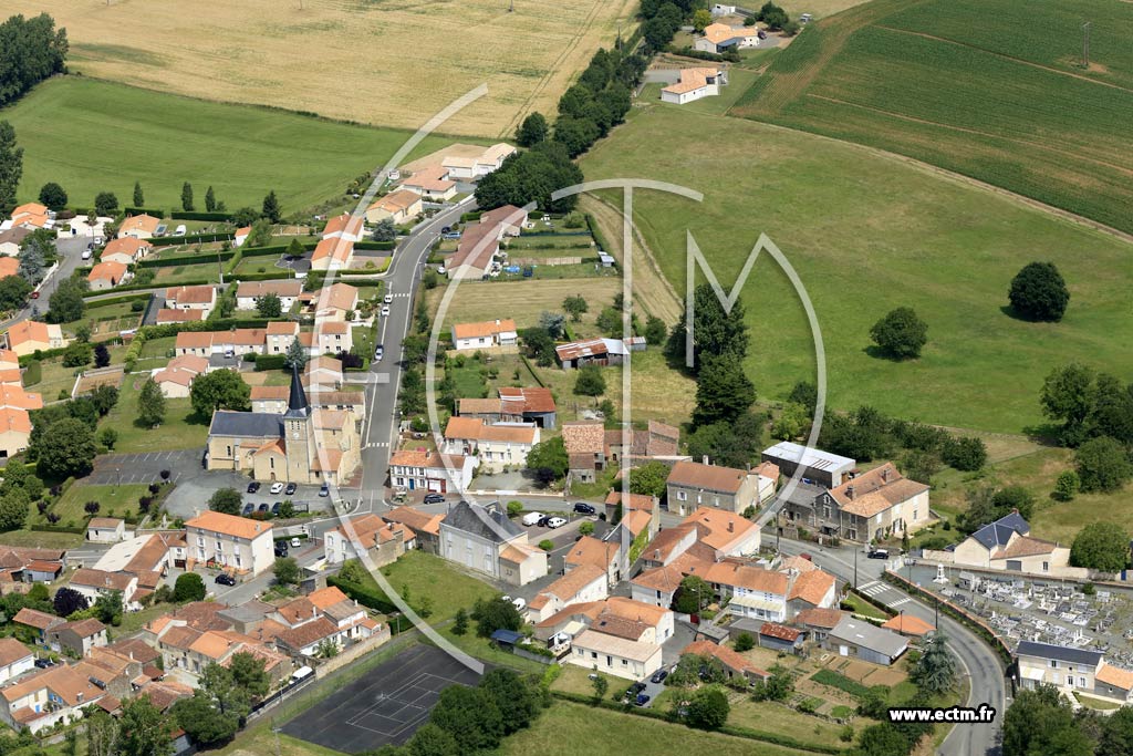 Photo arienne de Chantonnay (Saint-Philbert du Pont Charrault)