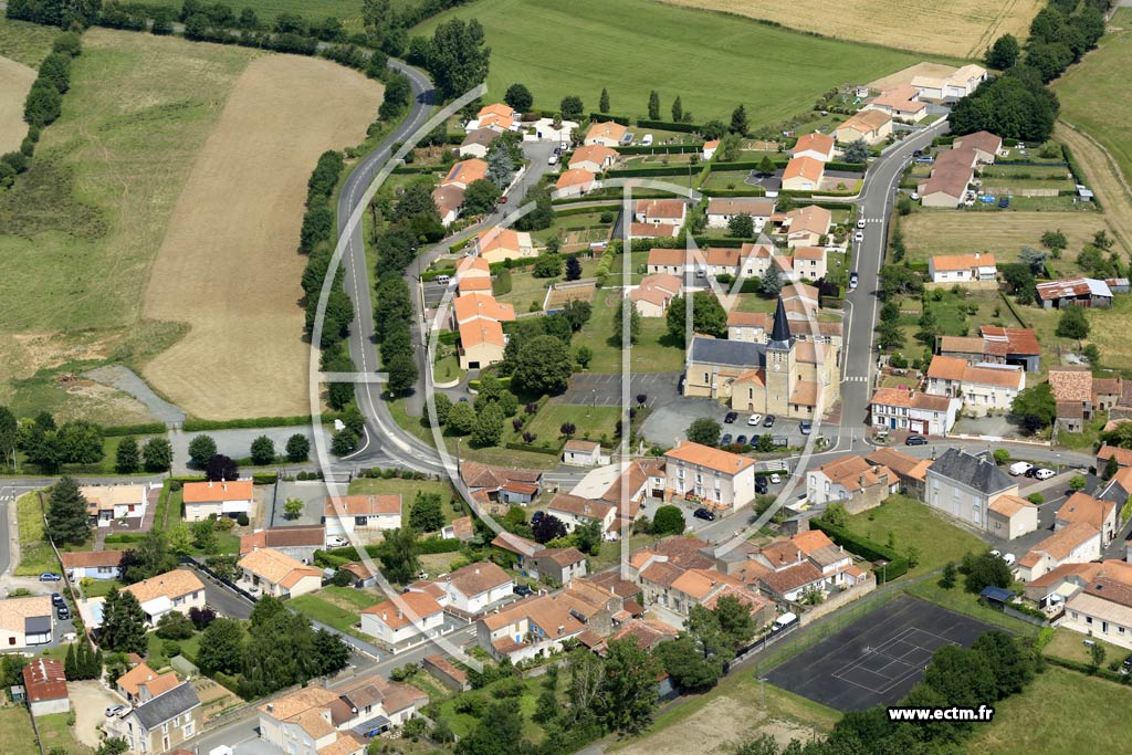 Photo arienne de Chantonnay (Saint-Philbert du Pont Charrault)