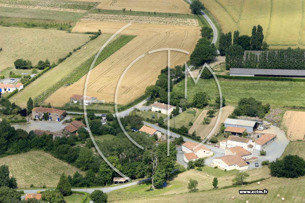 Photo arienne de Chavagnes-les-Redoux