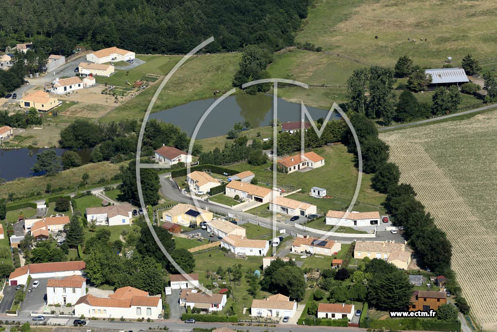 Photo arienne de Les Pineaux