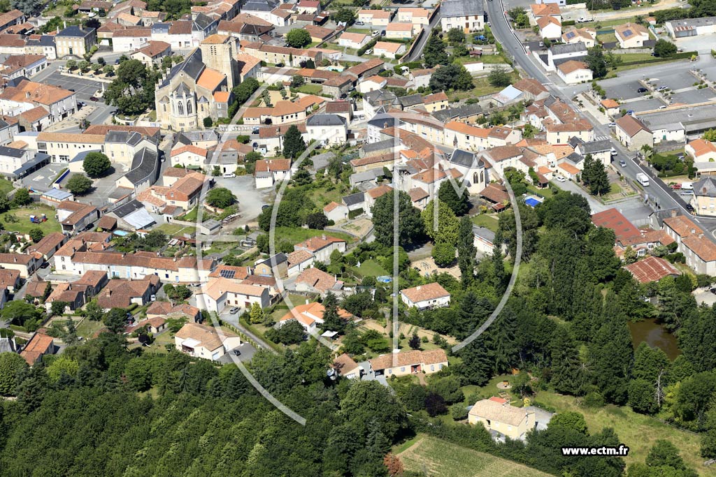 Photo arienne de Mouilleron-en-Pareds