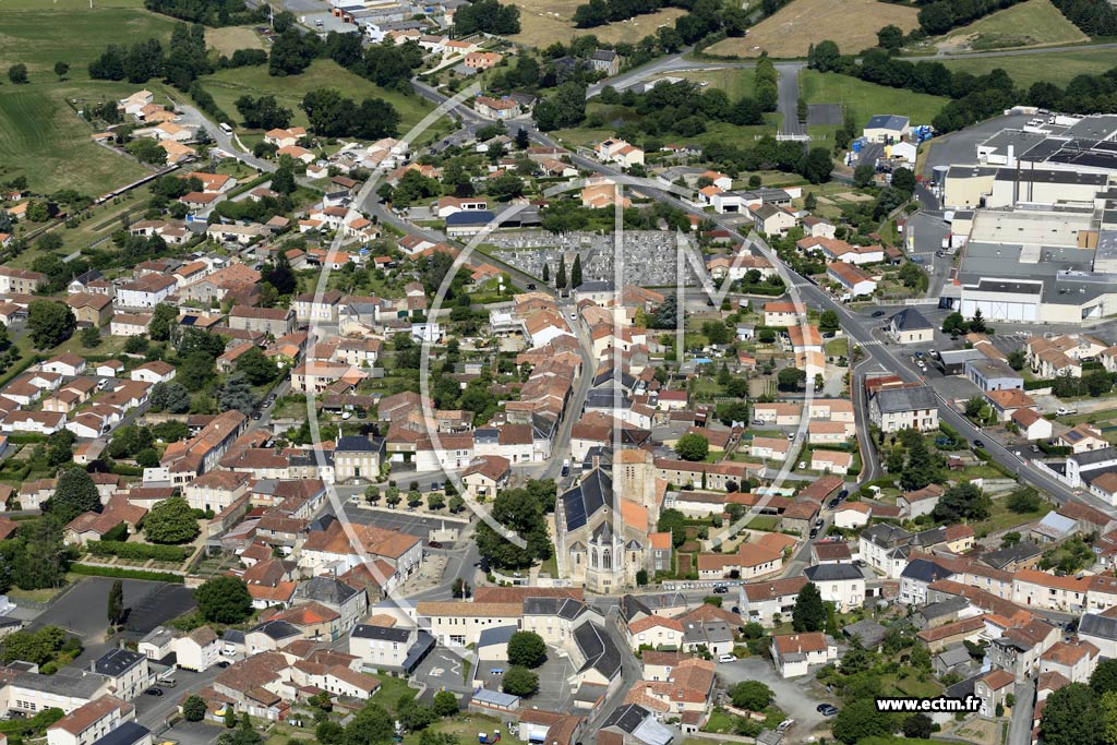 Photo arienne de Mouilleron-en-Pareds