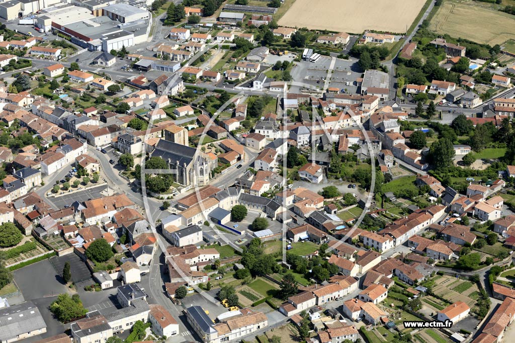 Photo arienne de Mouilleron-en-Pareds