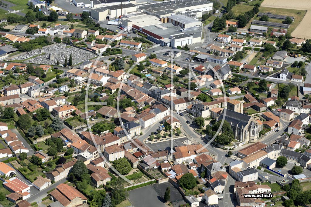 Photo arienne de Mouilleron-en-Pareds