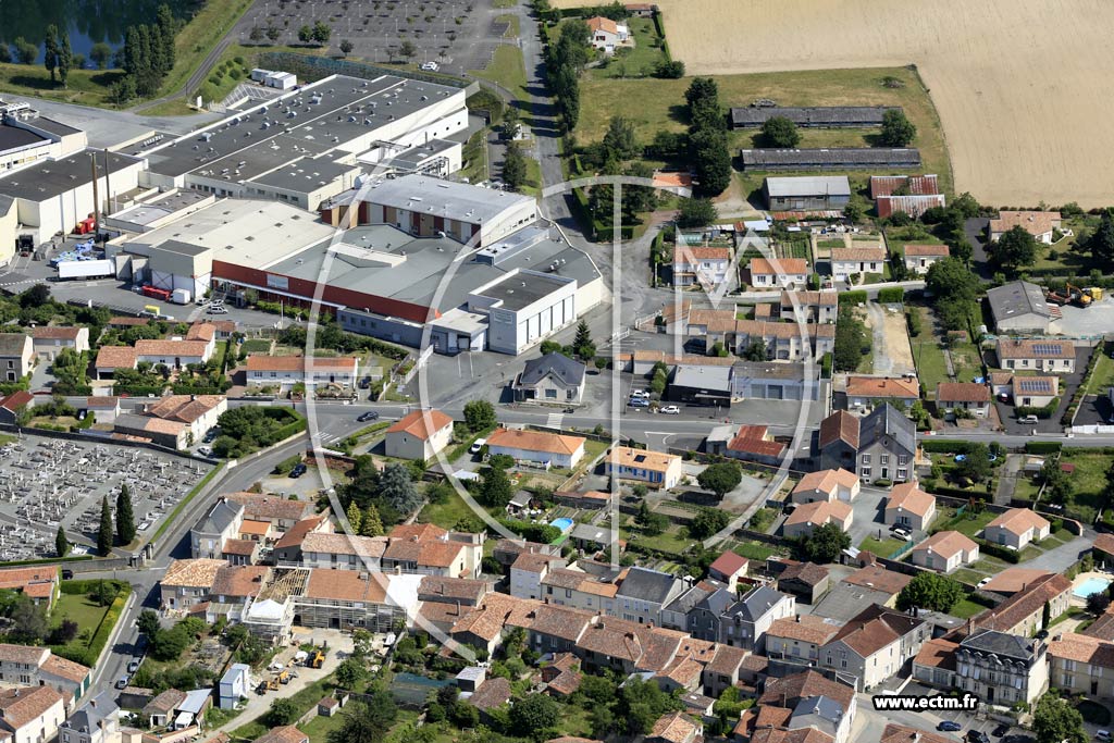 Photo arienne de Mouilleron-en-Pareds