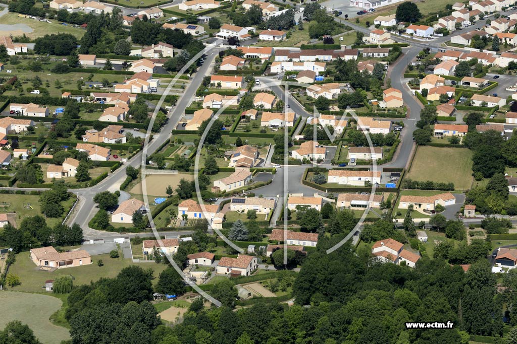Photo arienne de Mouilleron-en-Pareds