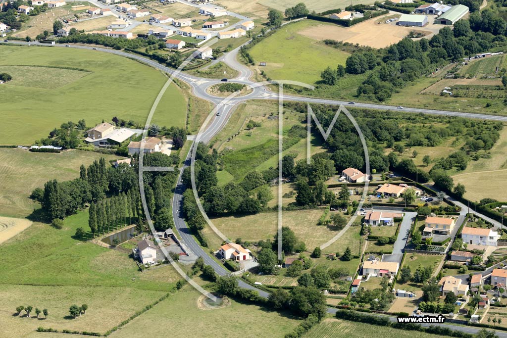 Photo arienne de Pouzauges (les Grassires)