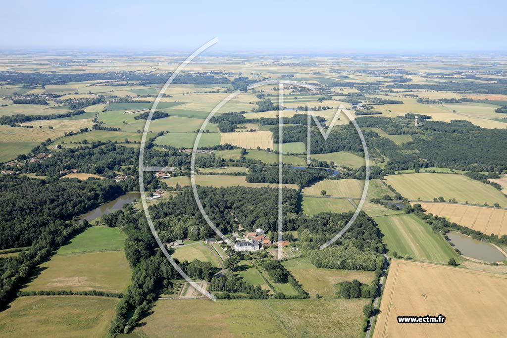 Photo arienne de Saint-Cyr-des-Gts (la Gibonnire)