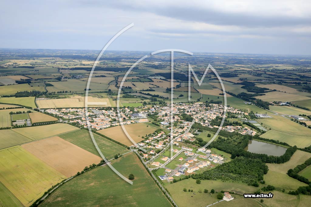 Photo arienne de Saint-Germain-de-Prinay