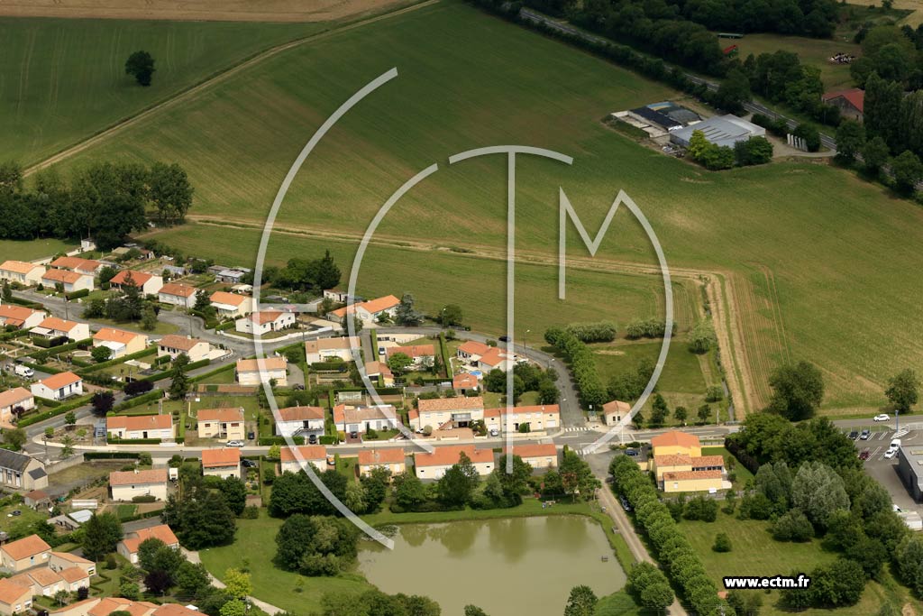 Photo arienne de Saint-Germain-de-Prinay