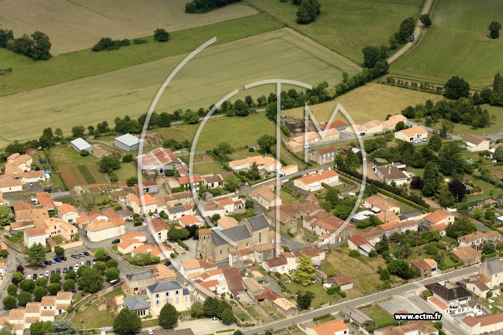 Photo arienne de Saint-Germain-de-Prinay