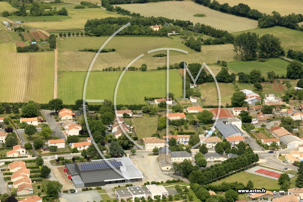 Photo arienne de Saint-Germain-de-Prinay