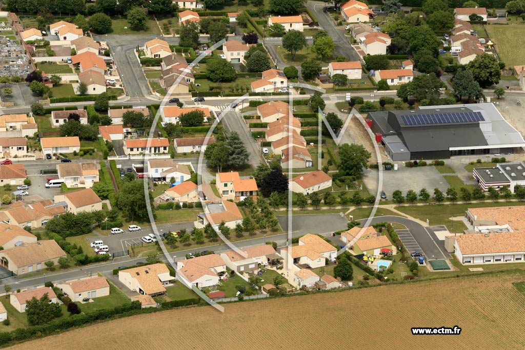 Photo arienne de Saint-Germain-de-Prinay