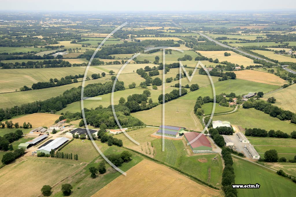 Photo arienne de Saint-Hilaire-le-Vouhis (le Fief de la Crochetire)