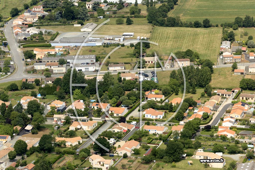 Photo arienne de Saint-Martin-des-Noyers