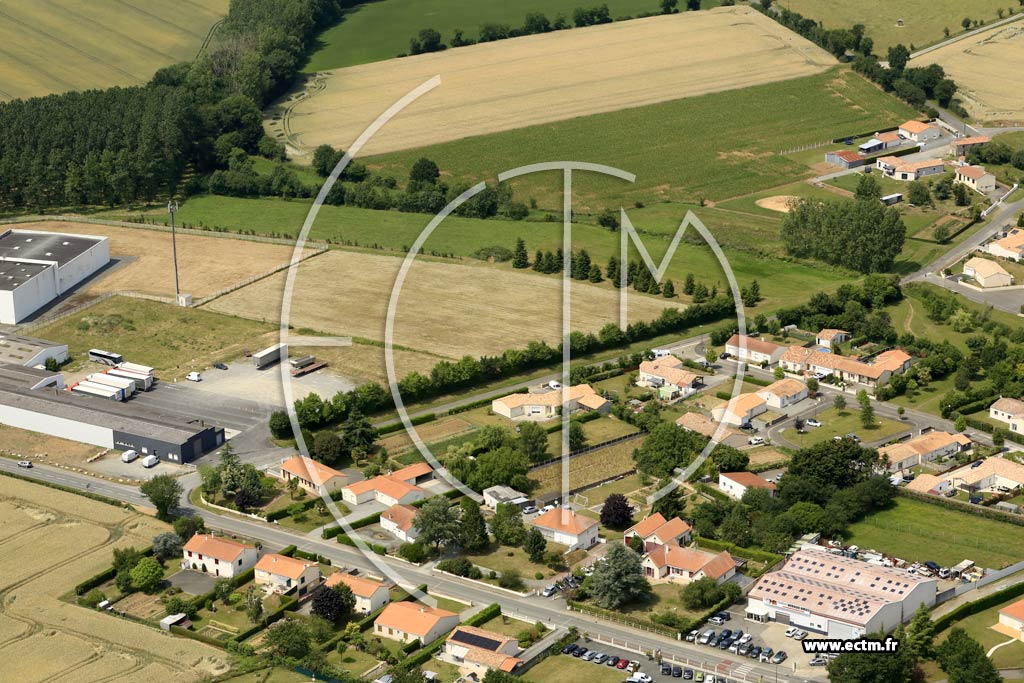 Photo arienne de Saint-Martin-des-Noyers