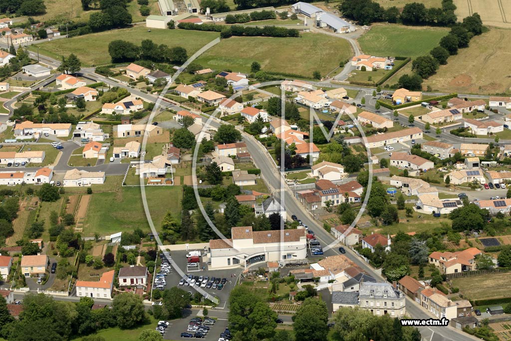 Photo arienne de Saint-Martin-des-Noyers