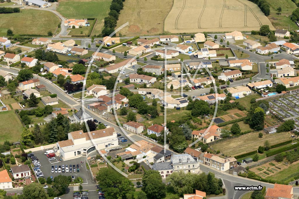 Photo arienne de Saint-Martin-des-Noyers