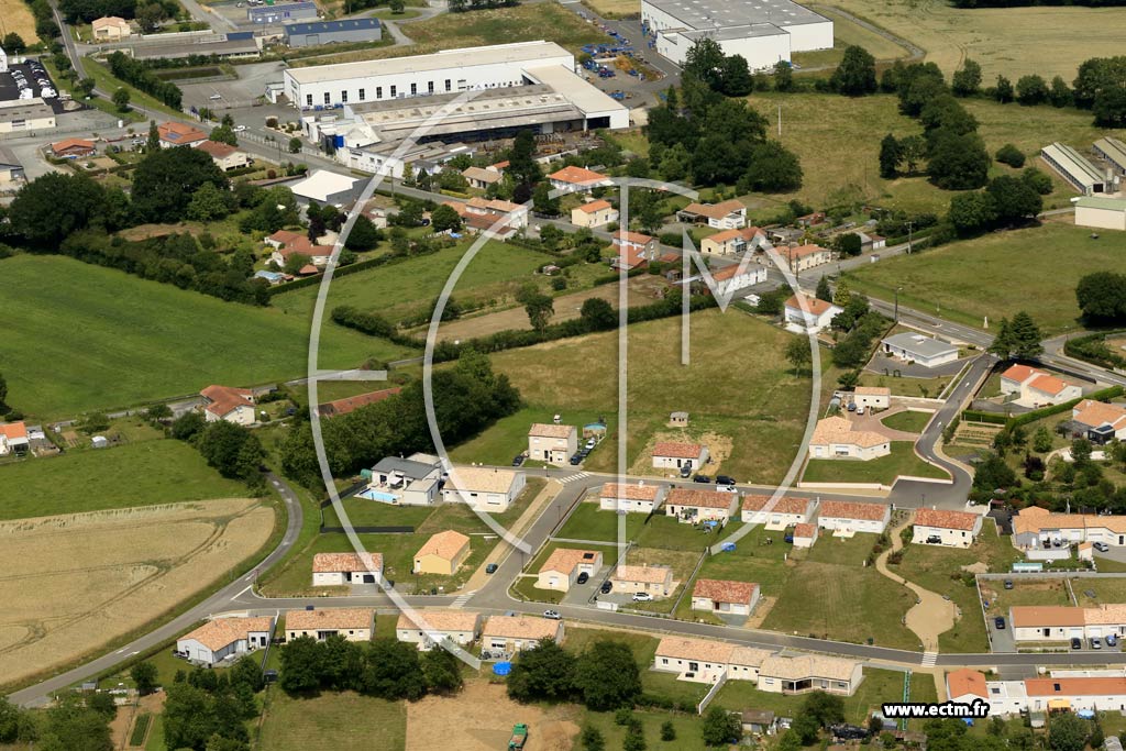 Photo arienne de Saint-Martin-des-Noyers