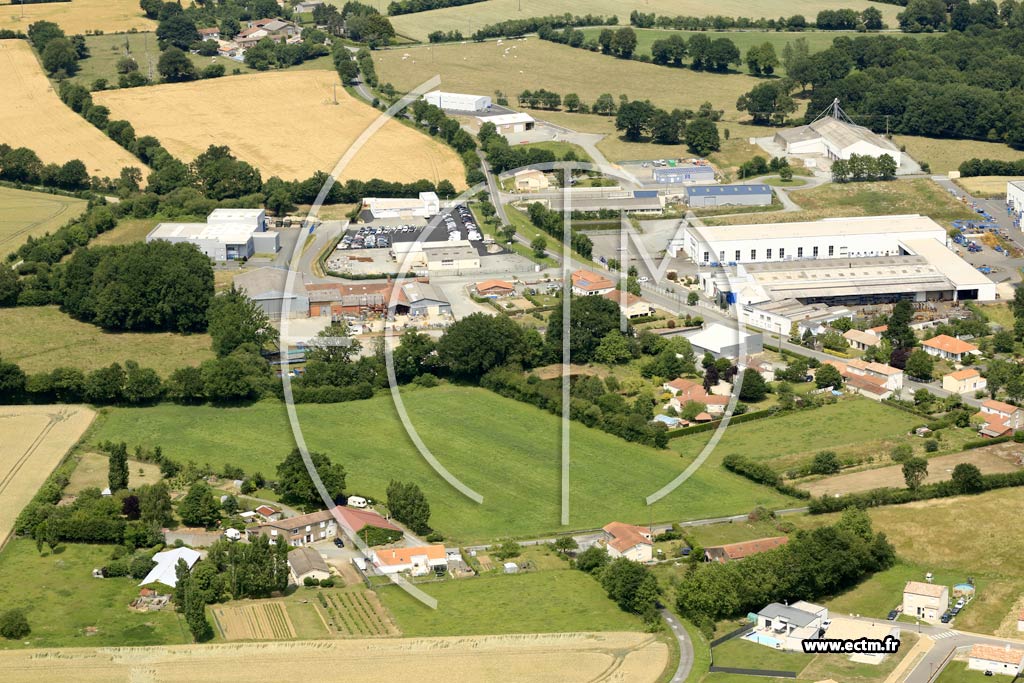 Photo arienne de Saint-Martin-des-Noyers