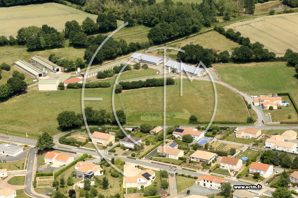 Photo arienne de Saint-Martin-des-Noyers