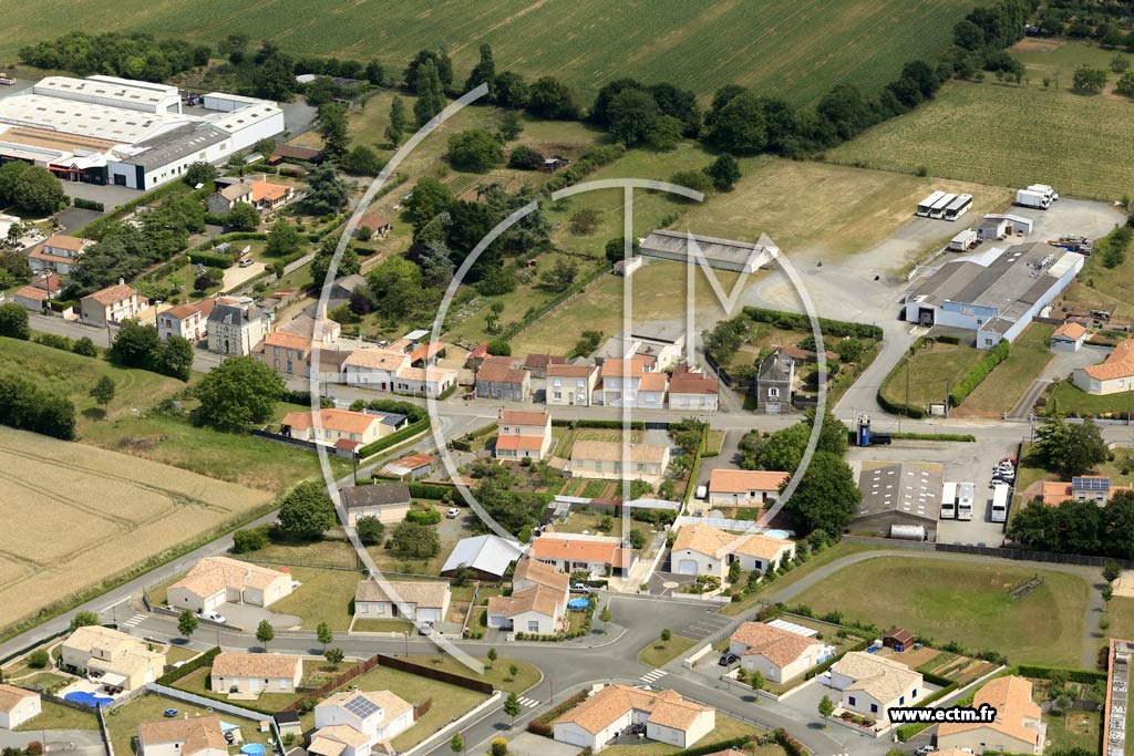 Photo arienne de Saint-Martin-des-Noyers