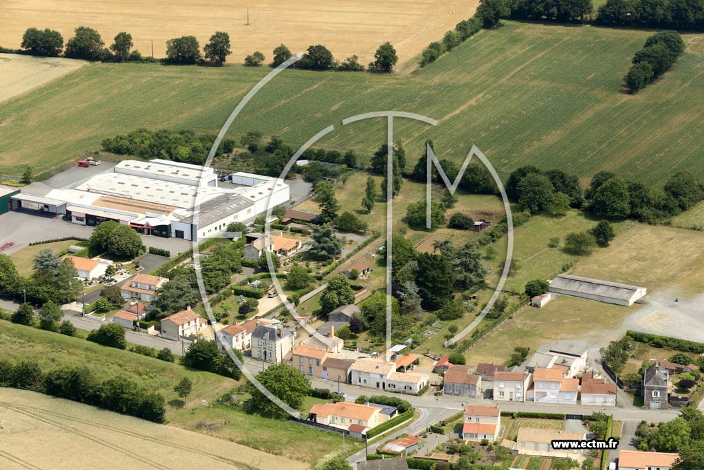 Photo arienne de Saint-Martin-des-Noyers