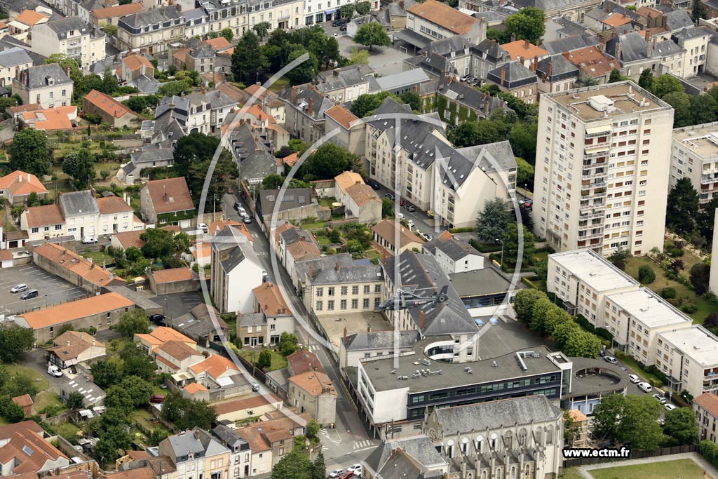 Photo arienne de Cholet (Centre-ville)