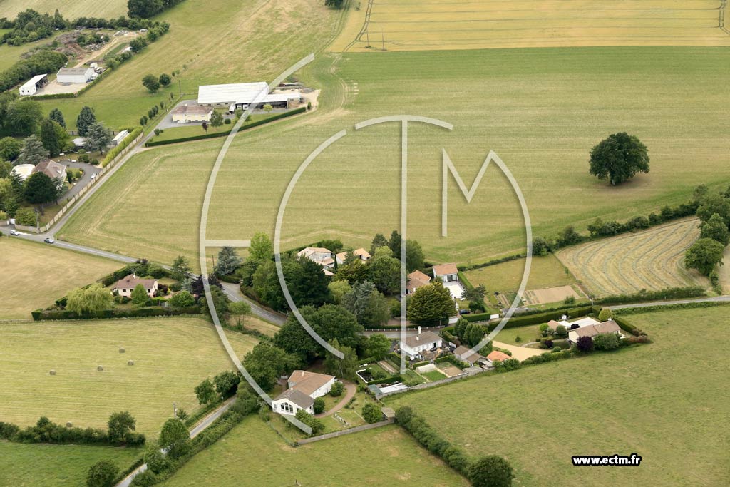 Photo arienne de Cholet (Croix des Landes)