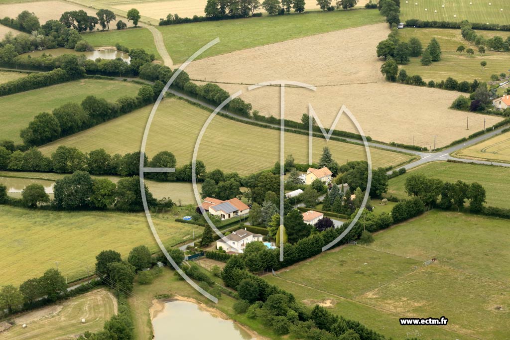 Photo arienne de Cholet (Croix des Landes)