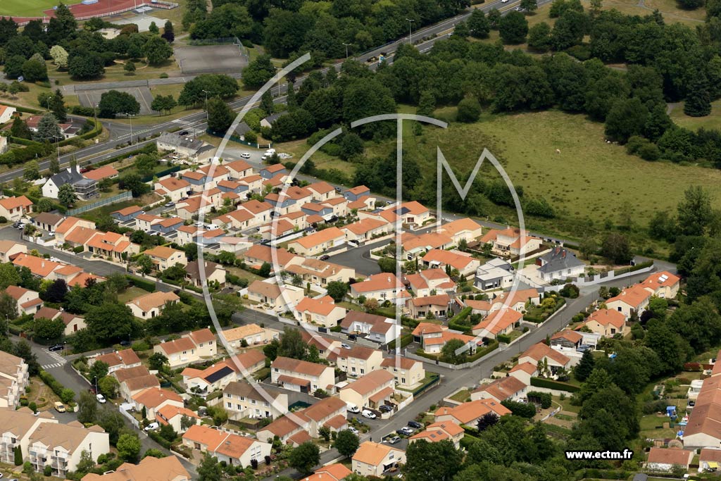 Photo arienne de Cholet (la Bringaille)