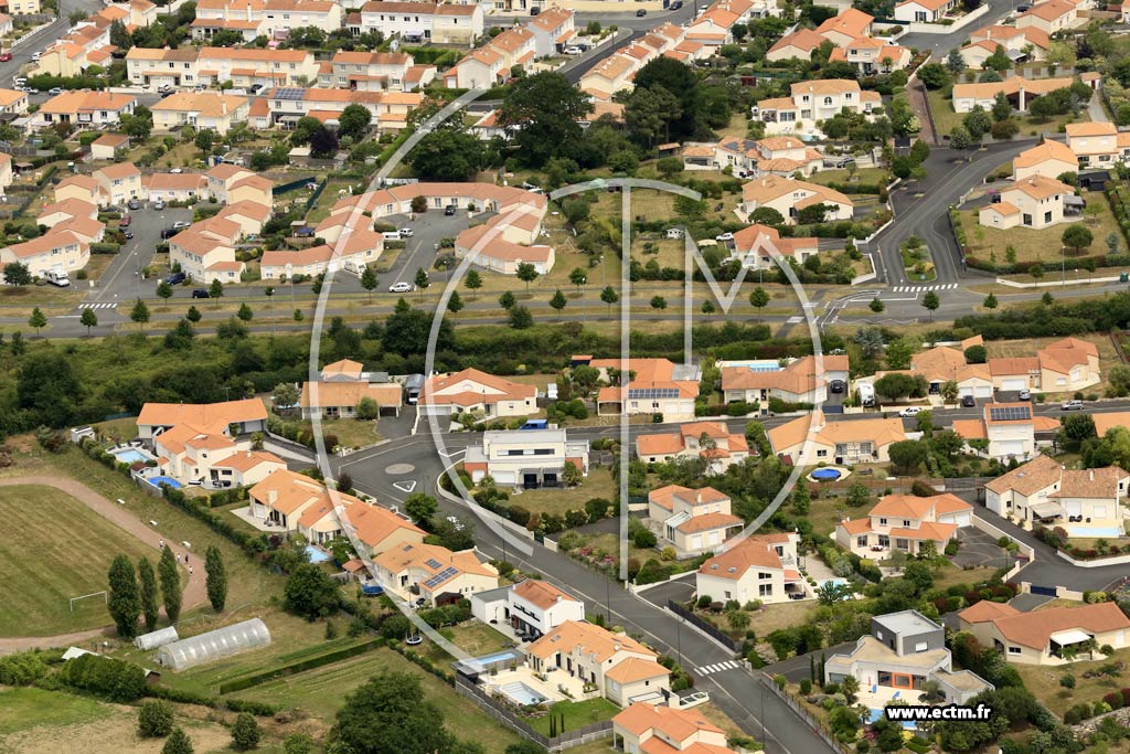 Photo arienne de Cholet (la Guignardire)