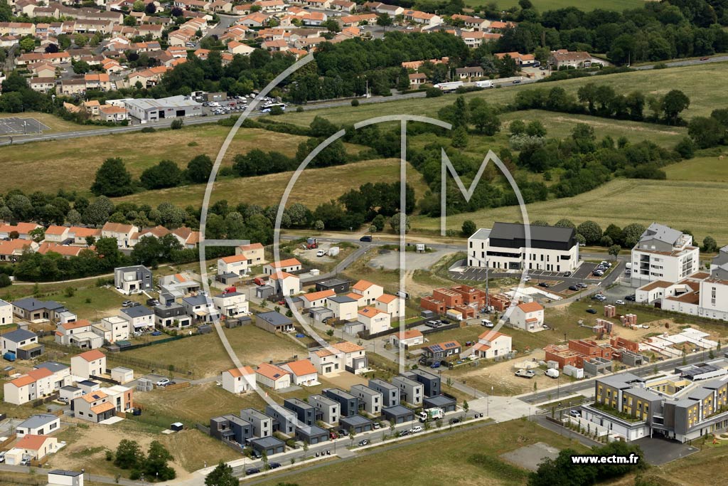 Photo arienne de Cholet (la Guignardire)