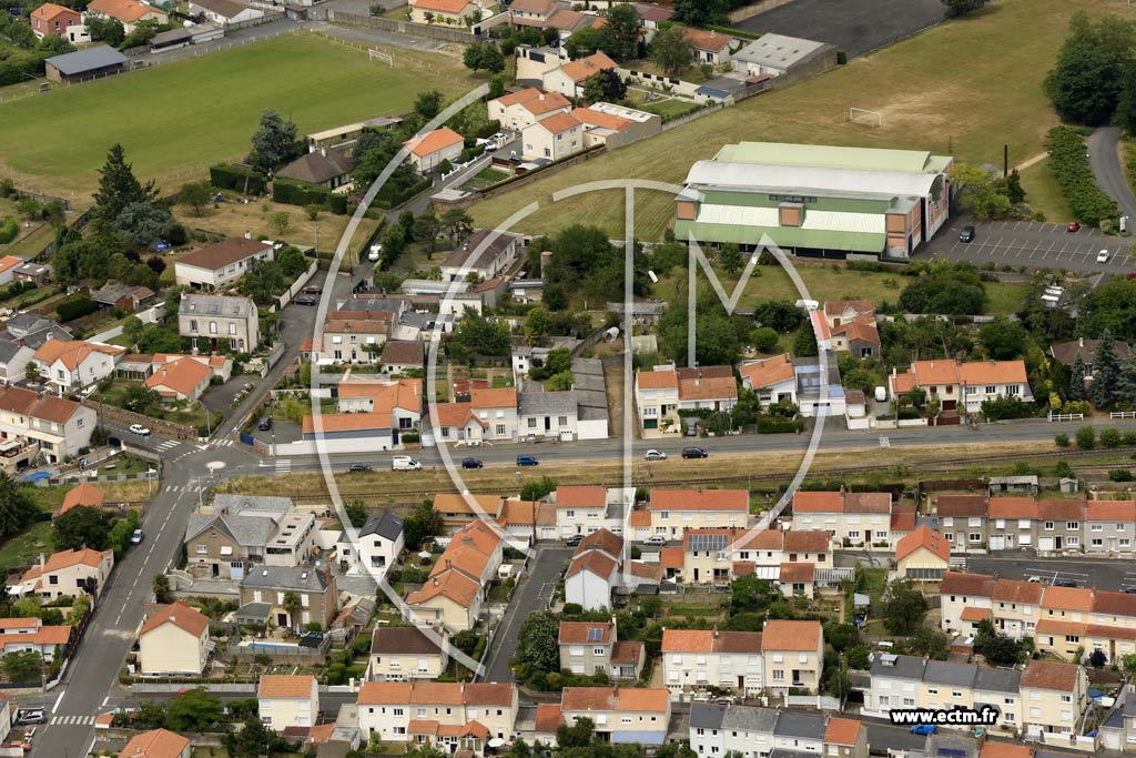 Photo arienne de Cholet (Lorraine)