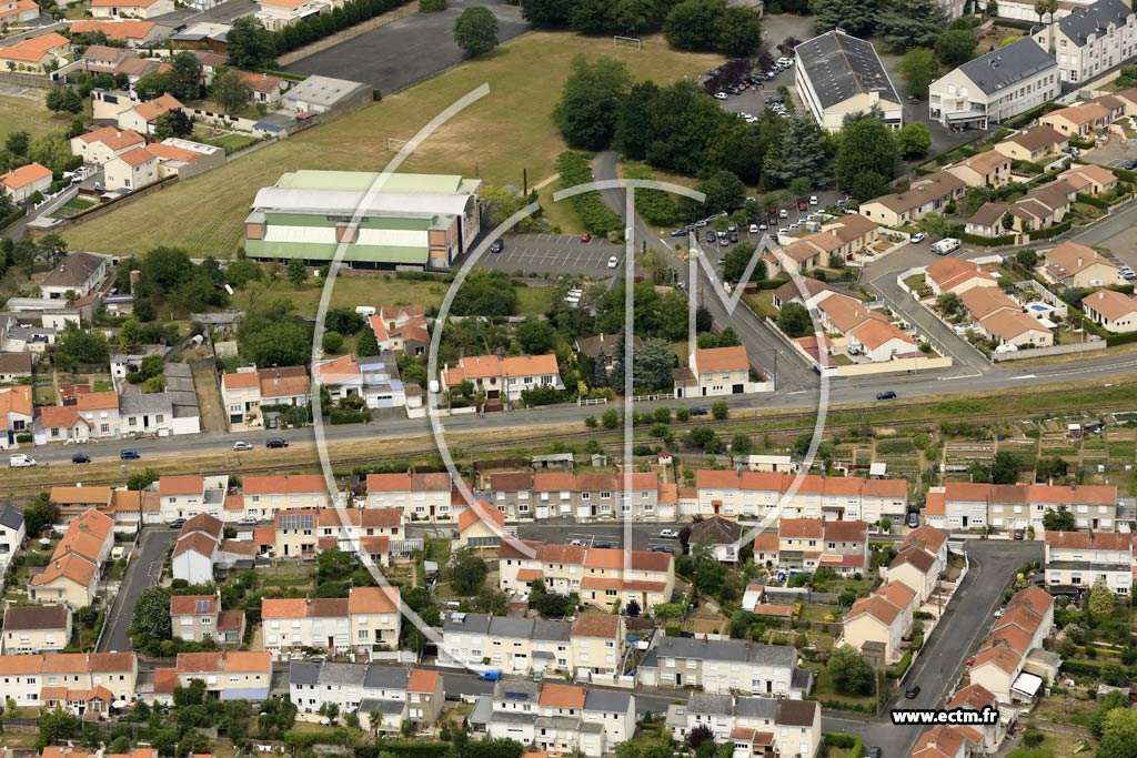 Photo arienne de Cholet (Lorraine)