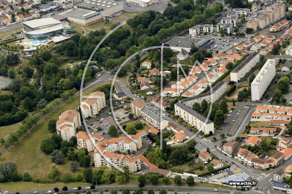 Photo arienne de Cholet (Lorraine)