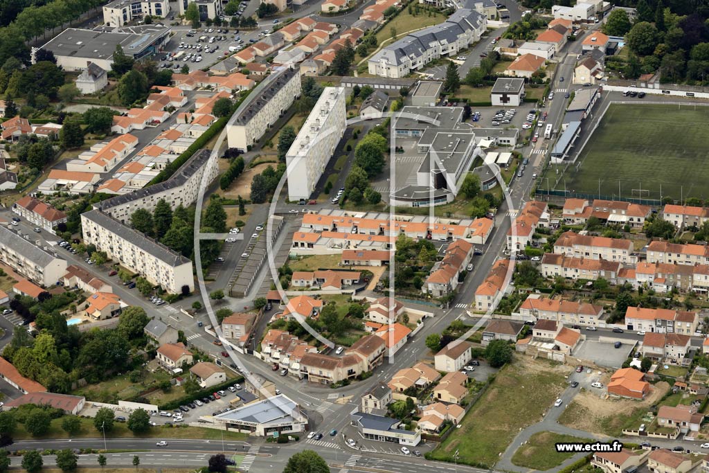 Photo arienne de Cholet (Lorraine)