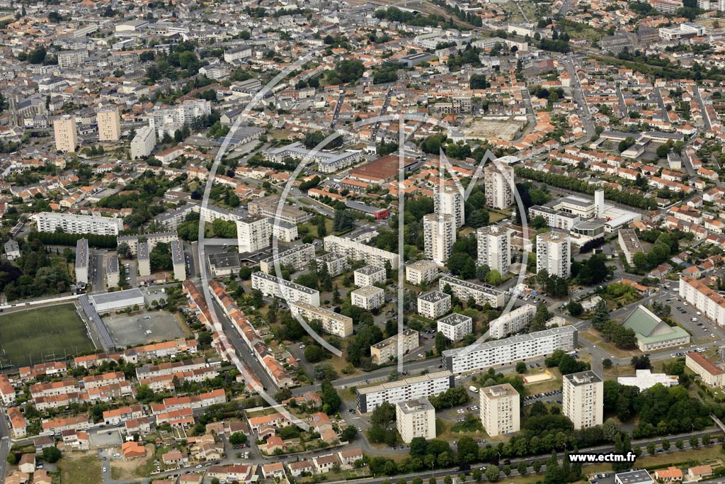 Photo arienne de Cholet (Lorraine)