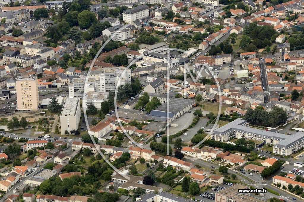 Photo arienne de Cholet (Lorraine)