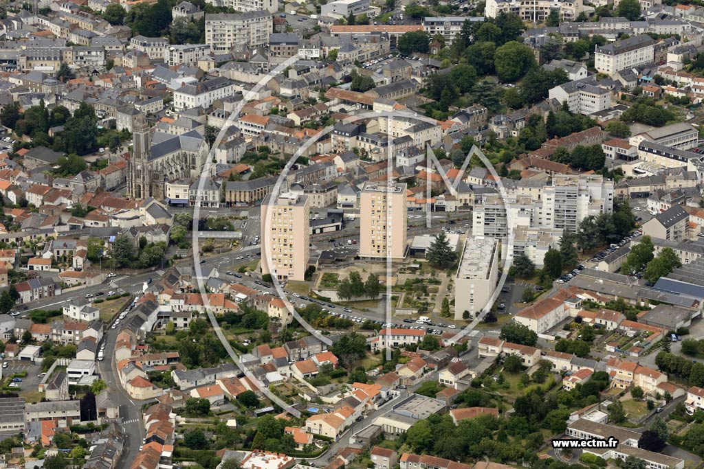 Photo arienne de Cholet (Lorraine)
